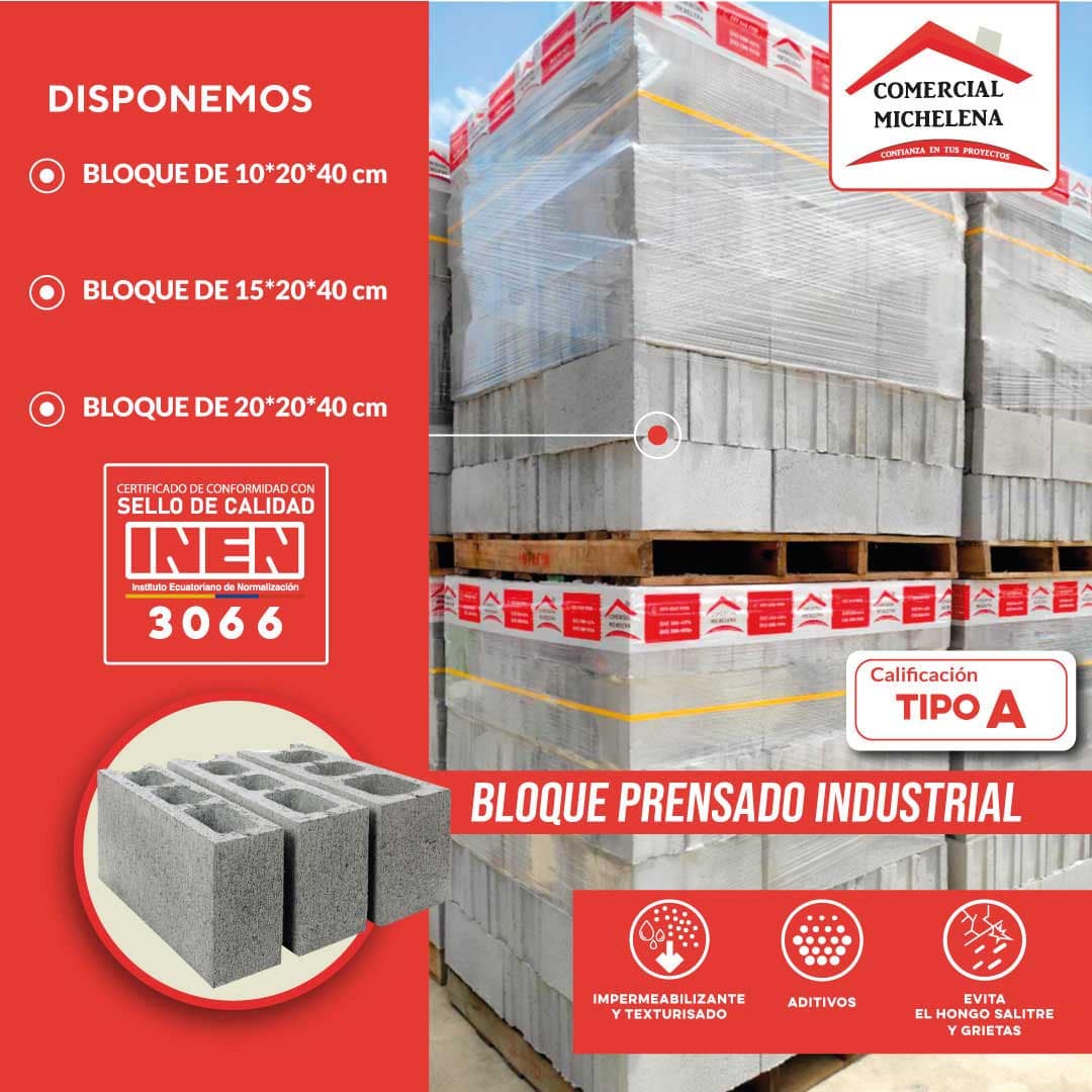 Bloque prensado Industrial TIPO A - Imagen 4