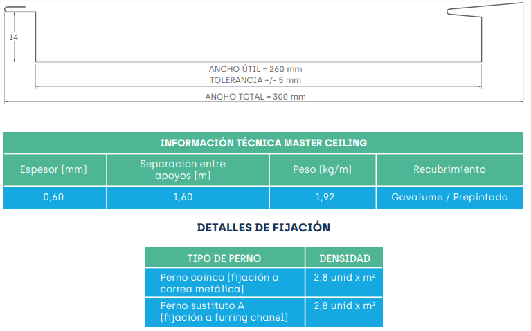 Master Ceiling - 4 master ceiling - Comercial Michelena